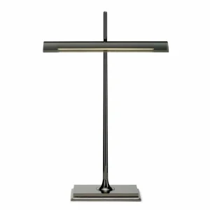 Flash Sale Goldman - lampe à poser avec USB, gris fumée Éclairage De Bureau