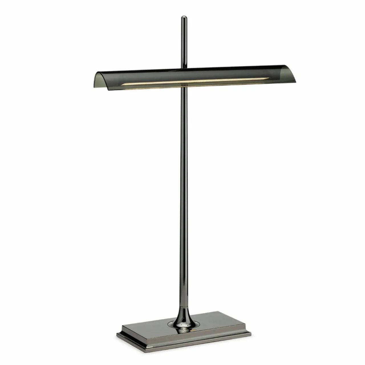 flos_goldman__lampe__poser_avec_usb_gris_fume_3.webp Flash Sale Goldman - lampe à poser avec USB, gris fumée Éclairage De Bureau