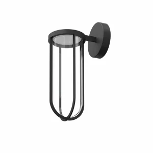 Clearance FLOS In Vitro Wall applique, 2 700 K, noire Éclairage Extérieur Professionnel