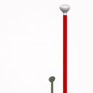 New Luminator lampe sur pied, halogène, rouge Éclairage De Bureau
