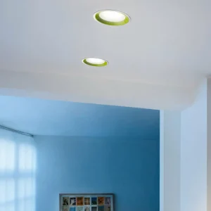 Store FLOS Wan - downlight encastré haute tension, vert Éclairage De Magasins
