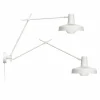 Store Arigato applique 2 lampes 70cm blanche Éclairage De Bureau