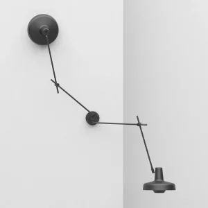 Sale Arigato applique 2 lampes 90cm noire Éclairage De Bureau