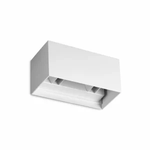 Hot Ideal Lux Applique d'extérieur LED Atom, blanc, 20 cm, métal Éclairage Extérieur Professionnel
