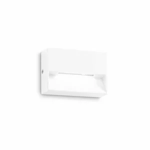 Fashion Ideal Lux applique d'extérieur LED Dedra, blanc, 10 x 6,5 cm Éclairage Extérieur Professionnel