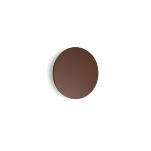 Fashion Ideal Lux Applique d'extérieur LED Punto, brun, Ø 24 cm Métal Éclairage Extérieur Professionnel
