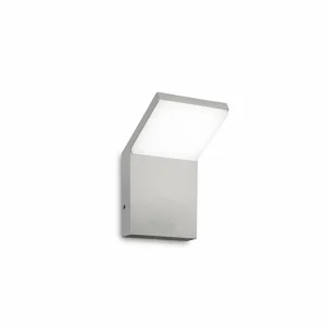 Outlet Ideal Lux Applique d'extérieur LED Style gris Aluminium, 3.000 K Éclairage Extérieur Professionnel