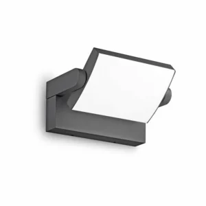 Hot Ideal Lux applique d'extérieur LED Swipe anthracite, métal 3.000 K Éclairage Extérieur Professionnel