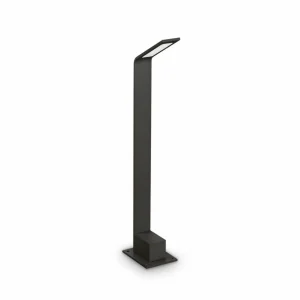 Sale Ideal Lux Borne lumineuse LED Agos noir 4.000 K hauteur 60 cm Alu Éclairage Extérieur Professionnel