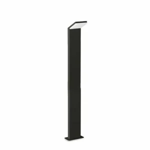 Best Sale Ideal Lux Borne lumineuse LED Style noir, hauteur 100 cm 3.000 K Éclairage Extérieur Professionnel