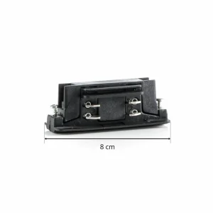 Sale connecteur électronique longitudinal, noir Éclairage De Magasins