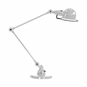 Online Signal SI333 lampe de table avec pied, gris argenté Éclairage De Bureau