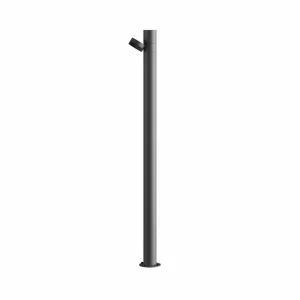 Store Borne lumineuse LED Jaco, 90 cm, marron, aluminium, 1 lampe Éclairage Extérieur Professionnel