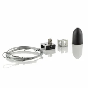 Outlet Kit de suspension rail triphasé Noa, 300 cm noir Éclairage De Magasins