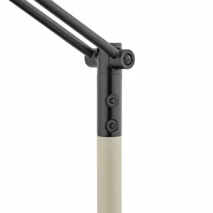 Best Sale Lampadaire arqué LED Evolo CCT, taupe Éclairage De Bureau