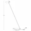Cheap Lampadaire blanc Hester en métal Éclairage De Bureau