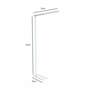 Cheap Lampadaire de bureau LED jet, blanc Éclairage De Bureau