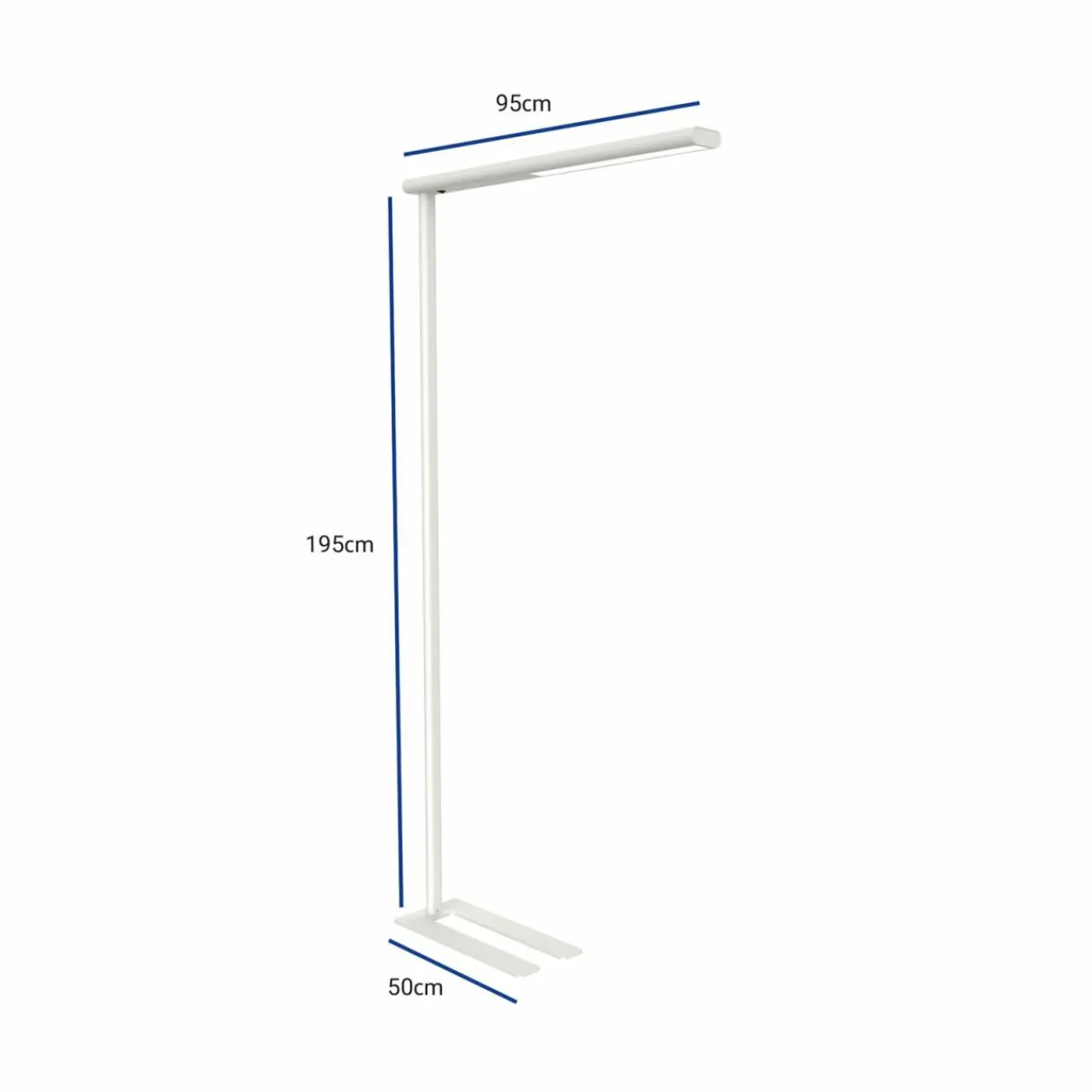 lampadaire_de_bureau_led_mauljet_blanc_1.webp Cheap Lampadaire de bureau LED jet, blanc Éclairage De Bureau