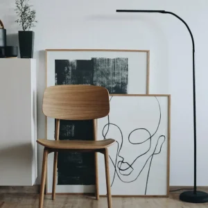 Best Sale Lampadaire LED pirro dimmable, noir Éclairage De Bureau
