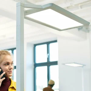 Shop Lampadaire LED Yara.single 4 000 K, BT, LTX, blanc Éclairage De Bureau