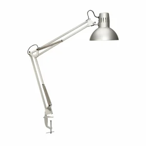 Shop Lampe à pince study, argentée Éclairage De Bureau