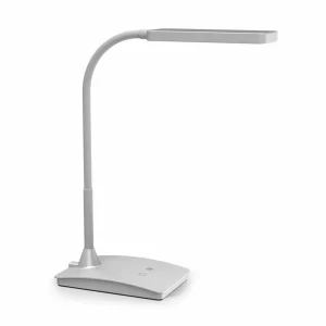 Cheap Lampe à poser LED pearly, CCT dimmable argent Éclairage De Bureau
