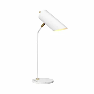 Flash Sale Lampe à poser Quinto, blanc/laiton ancien Éclairage De Bureau