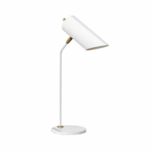 Flash Sale Lampe à poser Quinto, blanc/laiton ancien Éclairage De Bureau