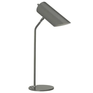 Fashion Lampe à poser Quinto gris foncé/nickel Éclairage De Bureau