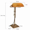 Best Lampe de bureau Ancilla réglable bronze/jaune Éclairage De Bureau