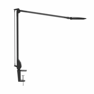 Outlet Lampe de bureau LED optimus, anthracite, pied à pince Éclairage De Bureau