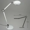 Shop Lampe de bureau LED Office, argentée, CCT Éclairage De Bureau
