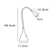 Fashion Lampe de bureau LED Zozy, noir, intensité variable, bras flexible Éclairage De Bureau