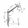 Store Lampe de bureau study avec pince, noir Éclairage De Bureau