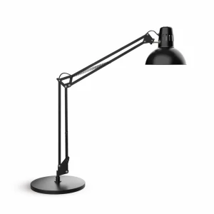 Outlet Lampe de bureau study, noir, sur pied Éclairage De Bureau