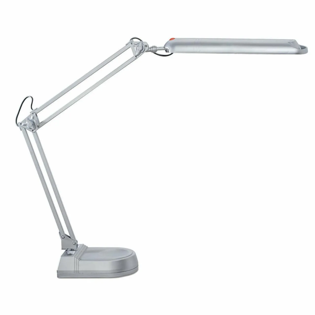 lampe_de_table_led_atlantic_m_pied_argent_0.webp Sale Lampe de table LED Atlantic m. Pied argenté Éclairage De Bureau