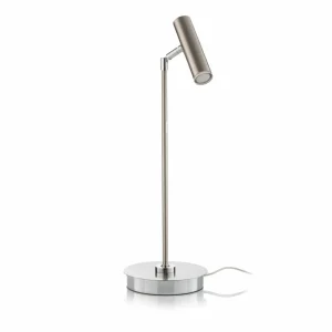 Best Sale Lampe de table LED Tom, nickel mat Éclairage De Bureau