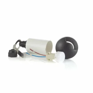 Store Lampe encastrable Teresa 1L noire/givrée 3 000 K Éclairage Extérieur Professionnel