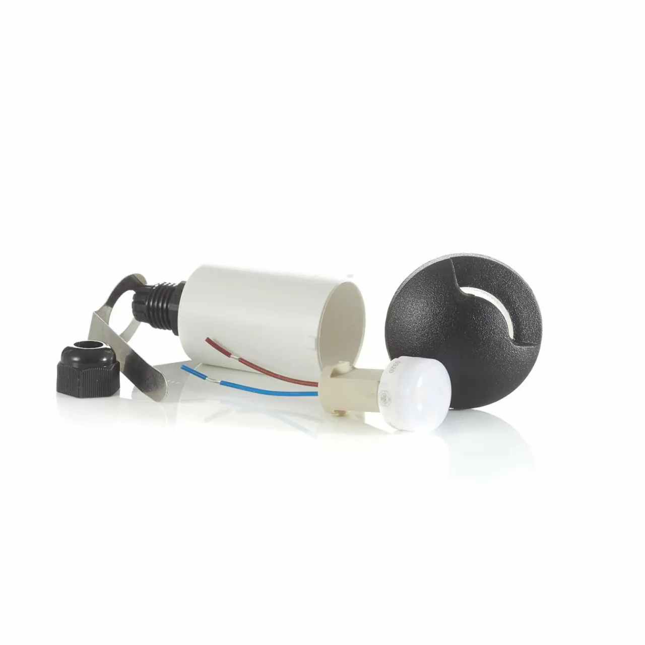 lampe_encastrable_teresa_l_noiregivre_k_2.webp Store Lampe encastrable Teresa 1L noire/givrée 3 000 K Éclairage Extérieur Professionnel