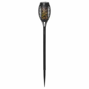 Store Lampe solaire LED Flame Mini en lot de 3 Éclairage Extérieur Professionnel