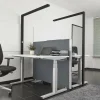 Shop Lampe sur pied LED de bureau Jolinda, noir, capteur, variateur Éclairage De Bureau
