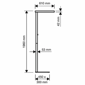 Discount Lampe sur pied LED juvis, noir, pied de support Éclairage De Bureau