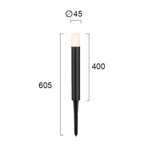 New Lampe sur piquet LED Faro, IP65 Éclairage Extérieur Professionnel