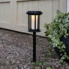 Cheap Lampe sur piquet LED solaire Alippa, noir, hauteur 44 cm Métal Éclairage Extérieur Professionnel