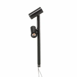 Cheap LED Duo Spot 2x3 W blanc chaud 170 mm noir Éclairage De Magasins