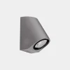 Store Applique d'extérieur Bob Inclined, gris, largeur 7 cm, aluminium Éclairage Extérieur Professionnel
