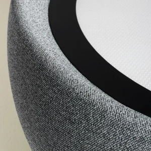Best Sale Suspension LED Gong, gris, 4.000 K, Ø 61,2 cm, tissu Éclairage De Magasins