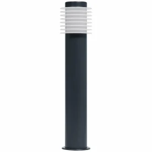 Outlet Borne lumineuse LED Endura Hybrid Rondo, gris foncé Éclairage Extérieur Professionnel