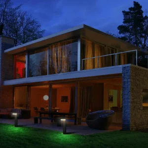 New Borne lumineuse LED Endura Hybrid Venus, gris foncé Éclairage Extérieur Professionnel