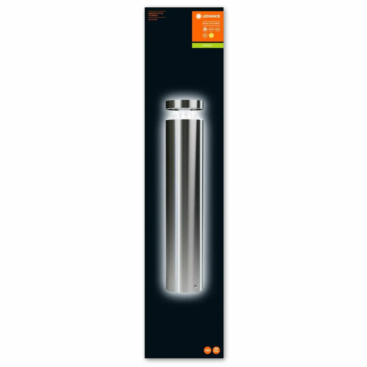 ledvance_endura_style_cylinder_potelet_led_3.webp Store Endura Style Cylinder potelet LED Éclairage Extérieur Professionnel